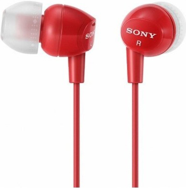 Наушники Sony MDR-EX10LP Red - общий вид