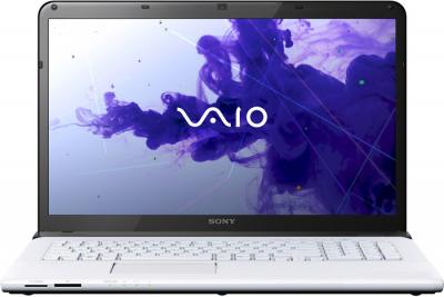Ноутбук Sony Vaio SVE1713L1RW - фронтальный вид