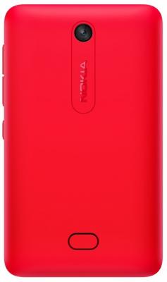 Мобильный телефон Nokia Asha 501 Dual (Bright Red) - вид сзади