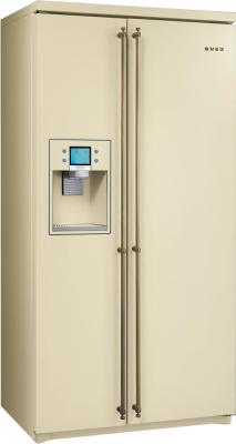 Холодильник с морозильником Smeg SBS8003PO9 - общий вид