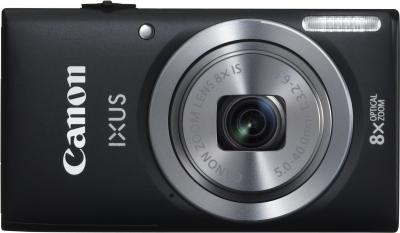 Компактный фотоаппарат Canon DIGITAL IXUS 135 (черный) - вид спереди