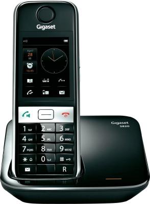 Беспроводной телефон Gigaset S820 Black - общий вид