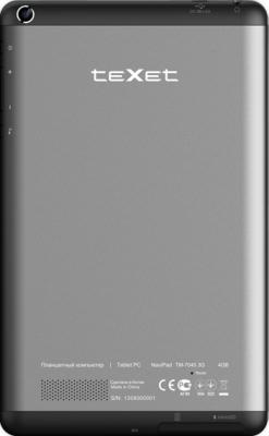 Планшет Texet NaviPad TM-7045 3G (Black) - вид сзади 
