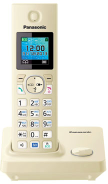 Беспроводной телефон Panasonic KX-TG7851 (Beige, KX-TG7851RUJ) - общий вид
