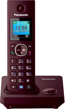 Беспроводной телефон Panasonic KX-TG7851  (Red, KX-TG7851RUR) - общий вид