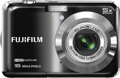 Компактный фотоаппарат Fujifilm FinePix AX650 Black - вид спереди