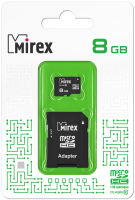 Карта памяти Mirex microSDHC (Class 10) 8GB (13613-AD10SD08) - 