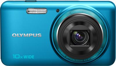 Компактный фотоаппарат Olympus VH-520 (синий) - вид спереди