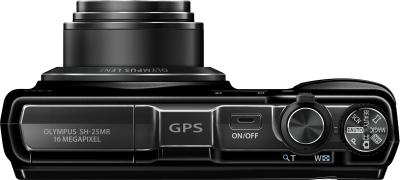 Компактный фотоаппарат Olympus SH-25MR Black - вид сверху