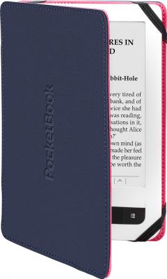 Обложка для электронной книги PocketBook Crimson-Blue (Leatherette) - общий вид