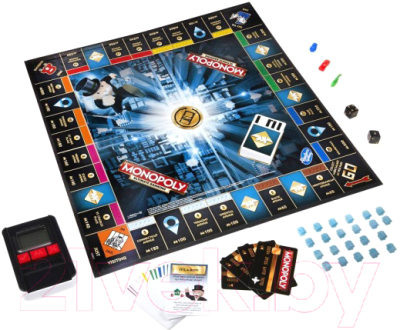 Настольная игра Hasbro Монополия с банковскими картами / B6677