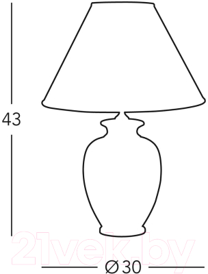 Прикроватная лампа Kolarz Giardino-Bordeaux 0014.73.7