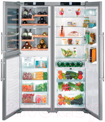 Холодильник с морозильником Liebherr SBSes 7165