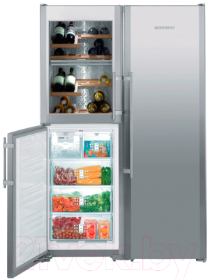 Холодильник с морозильником Liebherr SBSes 7165