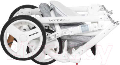 Детская универсальная коляска Riko Brano Luxe 3 в 1 (01/mocca)