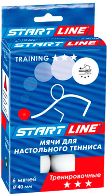 Набор мячей для настольного тенниса Start Line Training 3 23-023