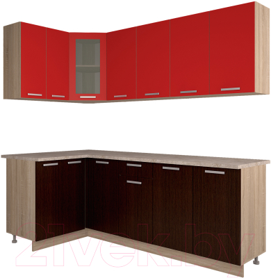 

Готовая кухня Интерлиния, Мила 12x22