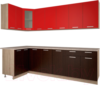 

Готовая кухня Интерлиния, Мила 12x26