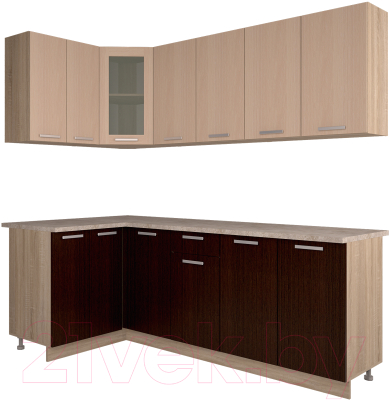 

Готовая кухня Интерлиния, Мила 12x22