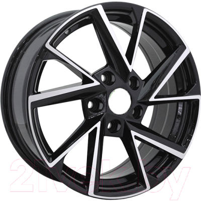 Литой диск Replay Volkswagen VV12-S 16x6.5" 5x100мм DIA 57.1мм ET 35мм BKF