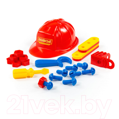 Набор инструментов игрушечный Полесье Механик №2 / 44686 (31эл, в сеточке)