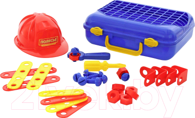 Набор инструментов игрушечный Полесье Механик №2 / 43184 (31эл, в чемодане)