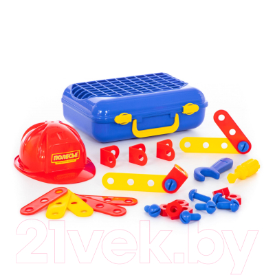 Набор инструментов игрушечный Полесье Механик №2 / 43184 (31эл, в чемодане)