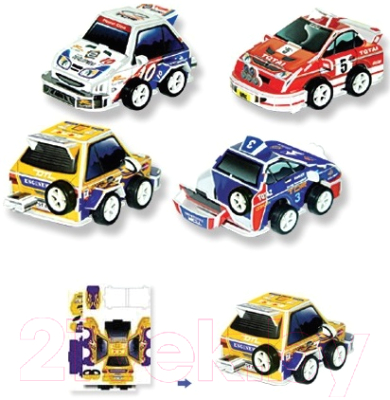 Набор игрушечных автомобилей CubicFun Гоночные машины (C037h)