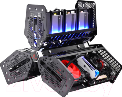 Корпус для компьютера Deepcool Tristellar SW / DP-ITX-TST-TW