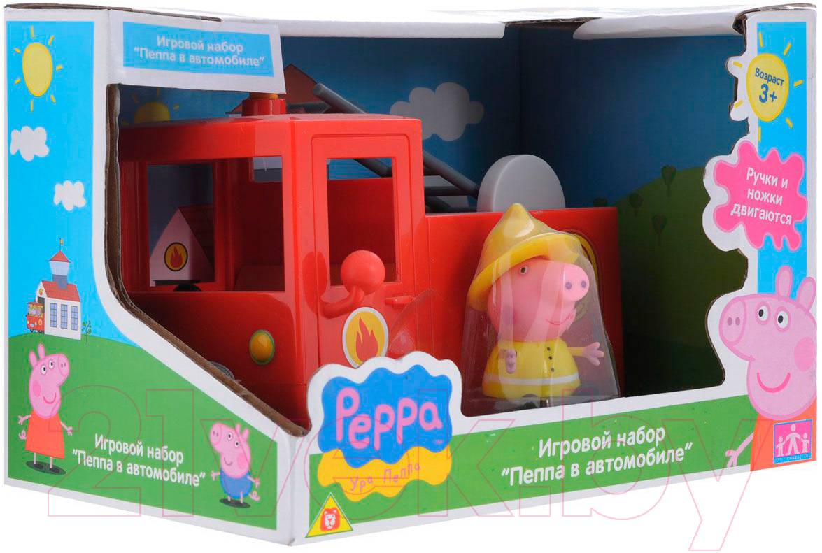 Peppa Pig Пожарная машина Пеппы 29371 Автомобиль игрушечный купить в  Минске, Гомеле, Витебске, Могилеве, Бресте, Гродно