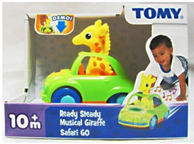 Автомобиль игрушечный Tomy Веселый Жираф-водитель TO72201