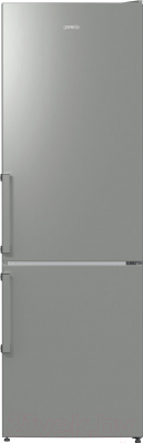 Холодильник с морозильником Gorenje NRK6191GHX