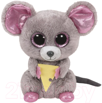 Мягкая игрушка TY Beanie Boo`s Мышонок Squeaker с кусочком сыра / 36192
