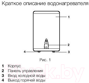 Накопительный водонагреватель Electrolux EWH 80 Interio 2