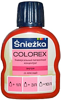 Колеровочный пигмент Sniezka Colorex 23 (100мл, красный) - 