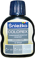 Колеровочный пигмент Sniezka Colorex 90 (100мл, черный) - 