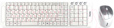 Клавиатура+мышь Dialog KMROK-0318U (белый)