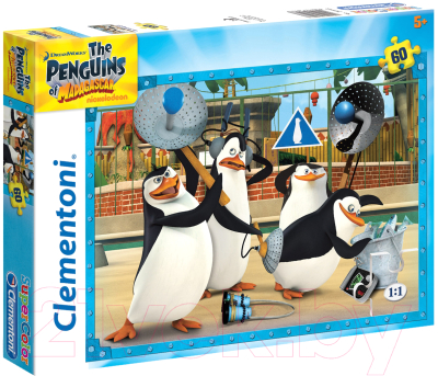 Пазл Clementoni Пингвины Мадагаскара 07254 (100эл)
