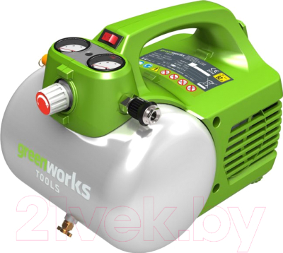 Воздушный компрессор Greenworks GAC6L (4101302)