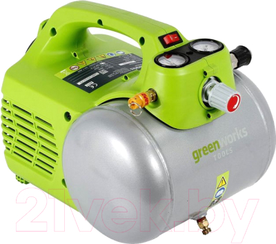 Воздушный компрессор Greenworks GAC6L (4101302)