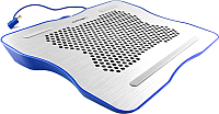 Подставка для ноутбука Crown CMLC-1001 (серебристый/синий) - 