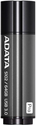 Usb flash накопитель A-data S102 Pro Advanced 64GB Titanium Grey (AS102P-64G-RGY)