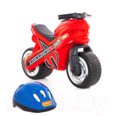 Каталка детская Полесье Мотоцикл МХ со шлемом / 46765