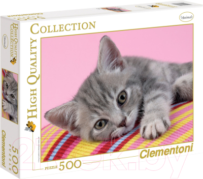 Пазл Clementoni Серый котенок 30362 (500эл)