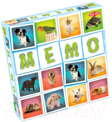 Настольная игра Tactic Мемо. Животные 2 (41439)