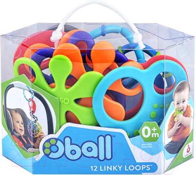

Набор прорезывателей для зубов OBall, Забавные колечки 81506