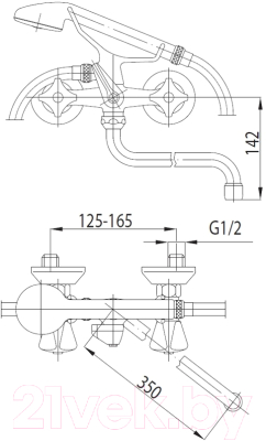 Смеситель Armatura Standard 304-118-00