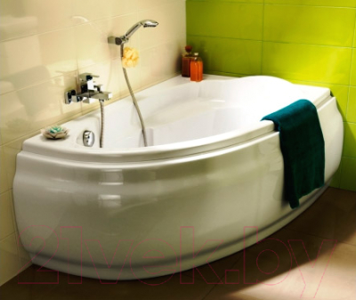 Ванна акриловая Cersanit Joanna 160x95 L / WA-JOANNA-160-L (без ножек)