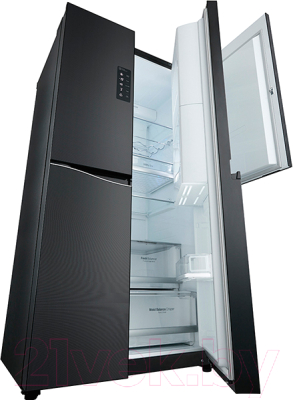 Холодильник с морозильником LG GC-M257UGLB