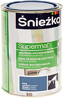 Эмаль Sniezka Supermal масляно-фталевая (800мл, голубой) - 